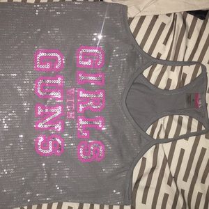 Sequin ombré tank
